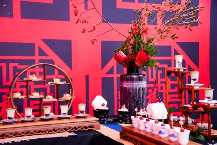 茶叶跨界恭王府的发布会活动现场，国潮范的策划更时尚｜国潮范这么闪 - 第8张