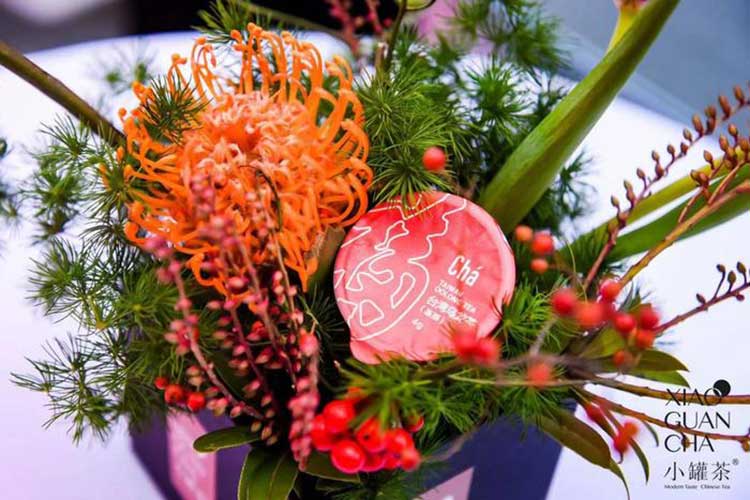 茶叶跨界恭王府的发布会活动现场，国潮范的策划更时尚｜国潮范这么闪 - 第10张