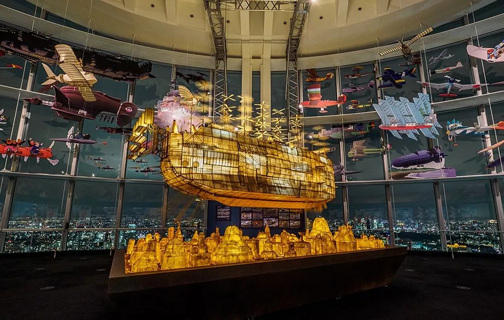 天空飞船空降吉卜力博物馆的这个主题展览活动，甚是吸引