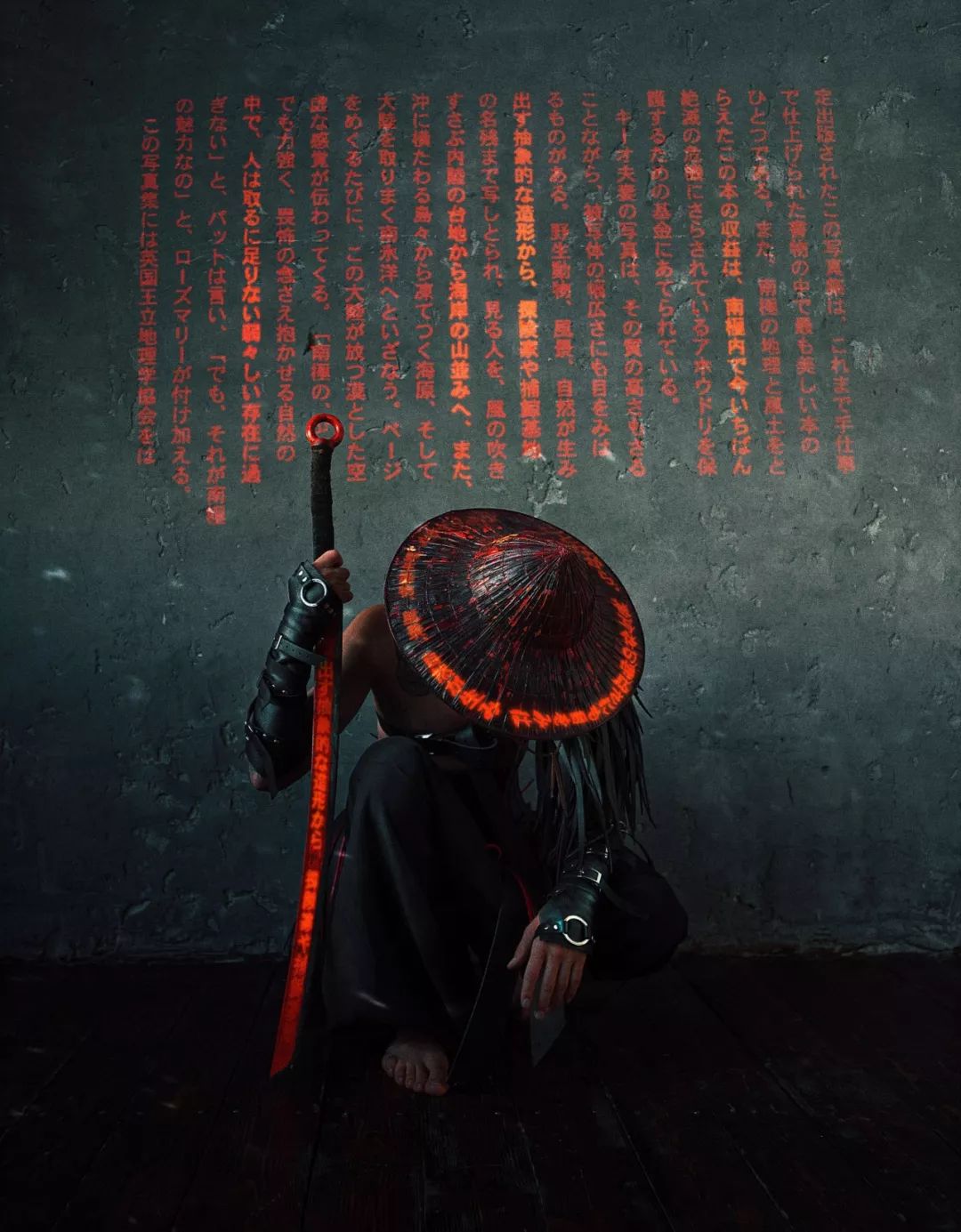 霓虹灯武士概念图这样的展览活动科幻大片感觉十足