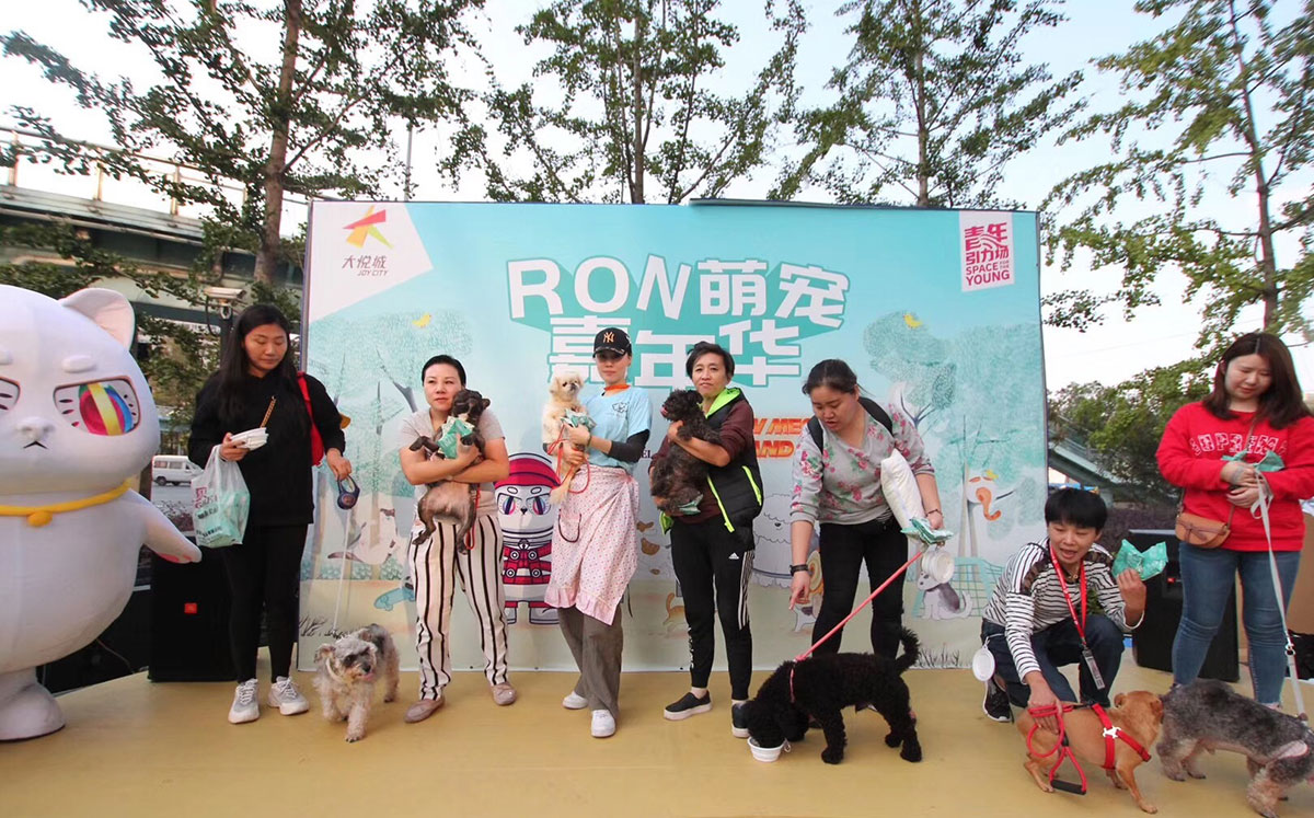 萌宠嘉年华会展活动上欢声一片萌宠们更是释放了束缚放开玩