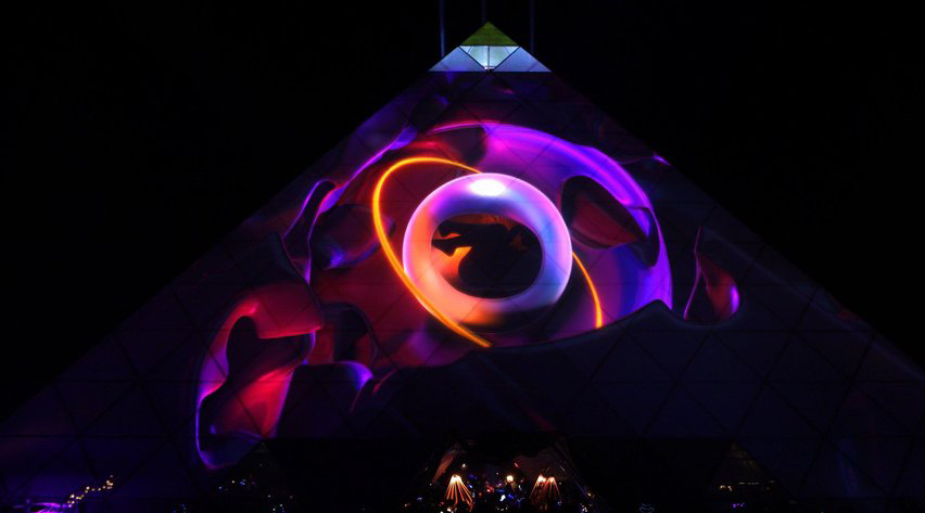 多媒体投影映射庆典活动首次在25米高的金字塔上亮相了 - 第9张