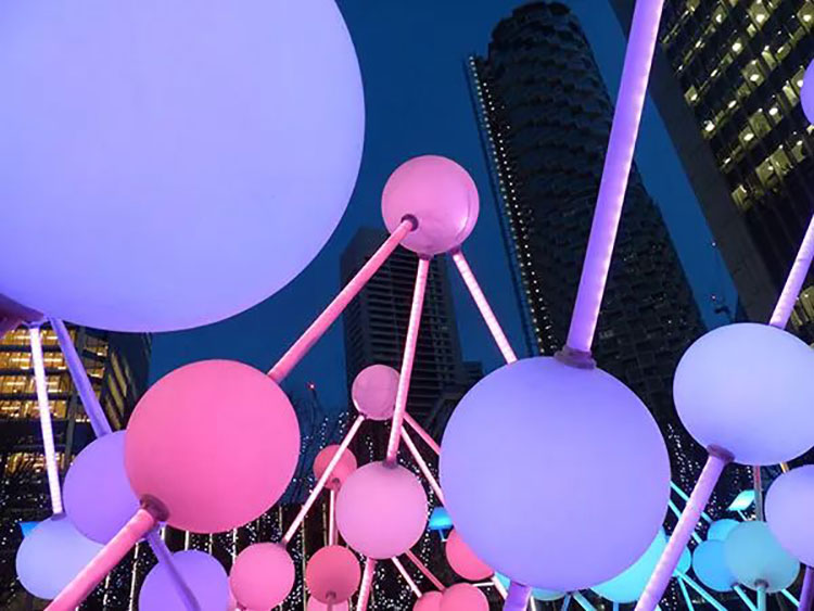 五颜六色的光激活了这场沉浸交互式灯光艺术展览活动装置，真美！ - 第6张