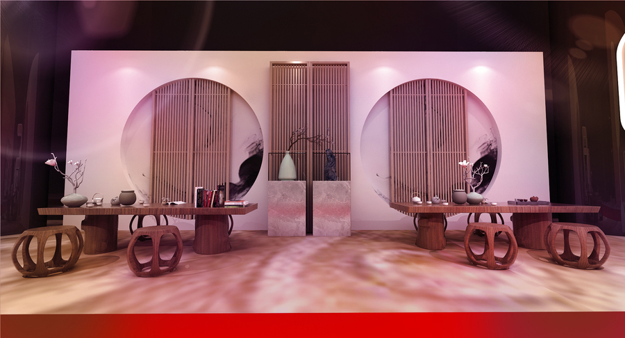 在品牌发布会活动现场策划一个品茶冥思区，看着就身心舒畅 - 第15张