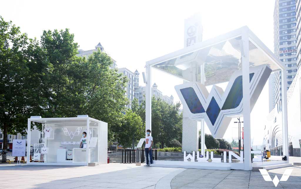 品牌升级后的汽车快闪展览活动造型更具现代感