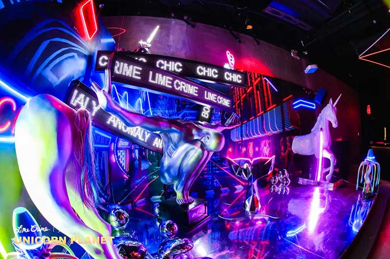 Lime Crime品牌发布活动撤了独角兽星球，光怪陆离、自由缤纷 - 第9张