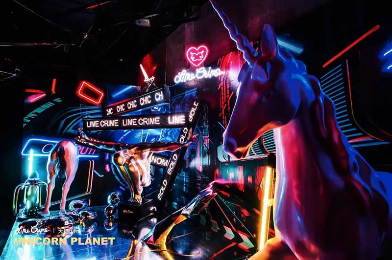 Lime Crime品牌发布活动撤了独角兽星球，光怪陆离、自由缤纷 - 第10张