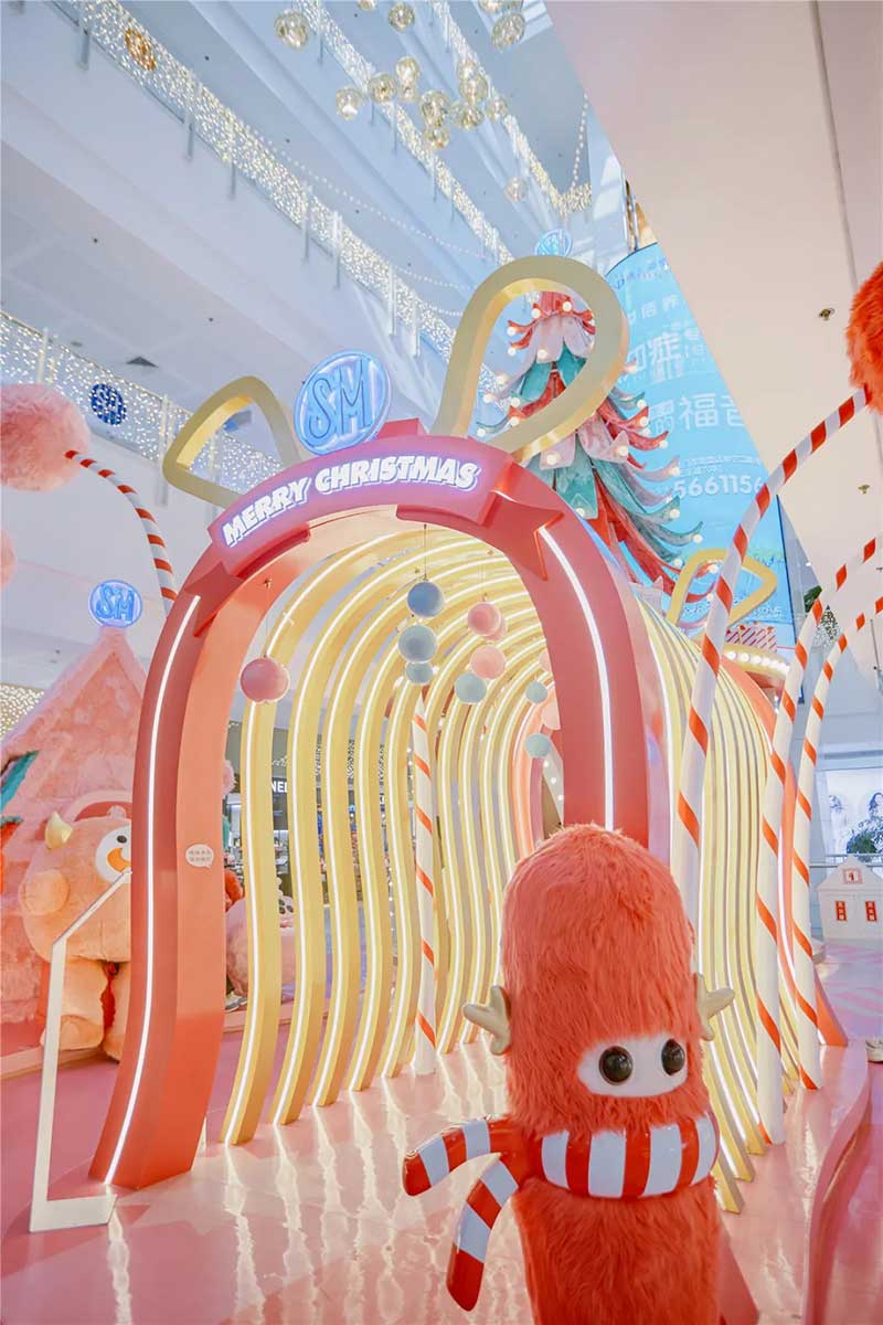 DODO星球软萌“小怪兽”齐聚厦门SM广场圣诞活动策划，超萌的 - 第6张