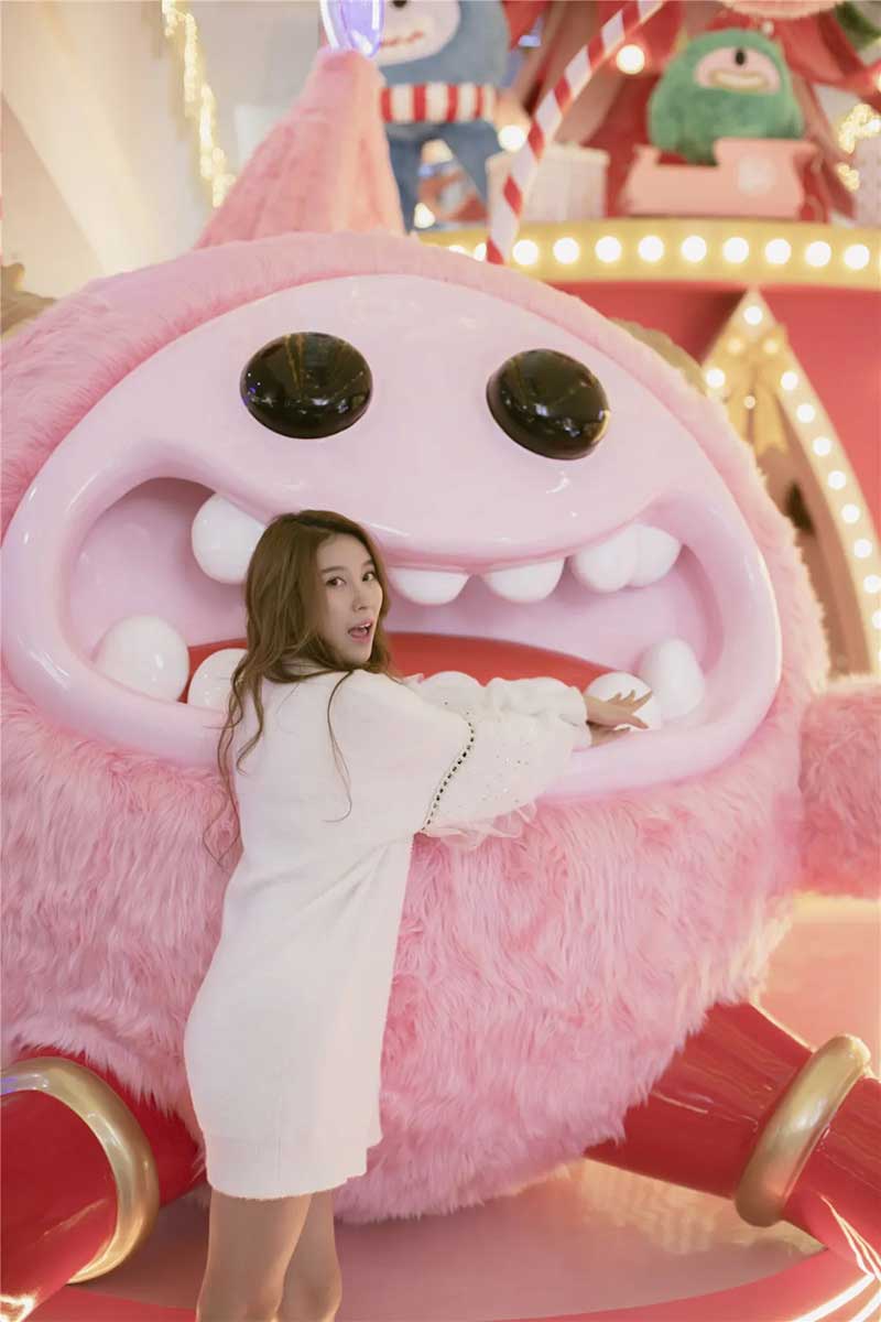 DODO星球软萌“小怪兽”齐聚厦门SM广场圣诞活动策划，超萌的 - 第11张