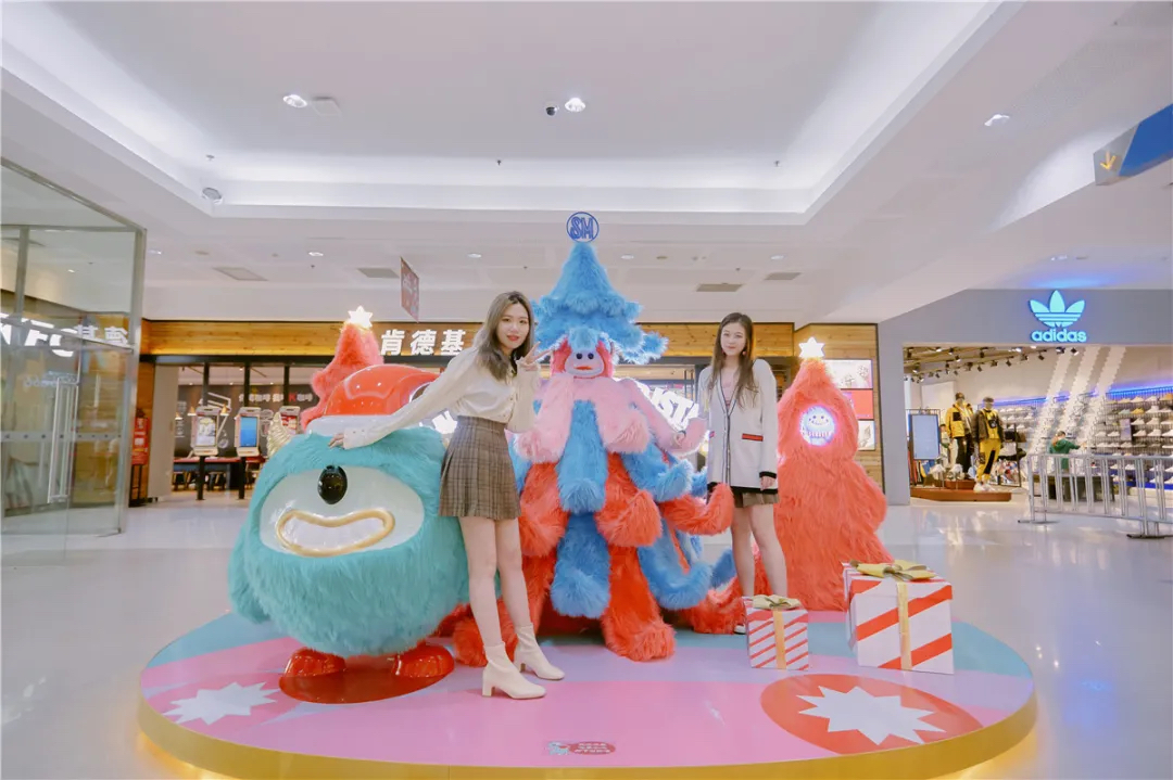 DODO星球软萌“小怪兽”齐聚厦门SM广场圣诞活动策划，超萌的 - 第23张