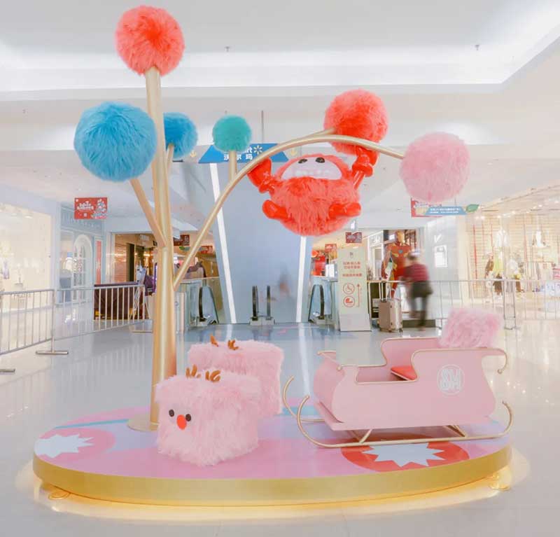 DODO星球软萌“小怪兽”齐聚厦门SM广场圣诞活动策划，超萌的 - 第24张