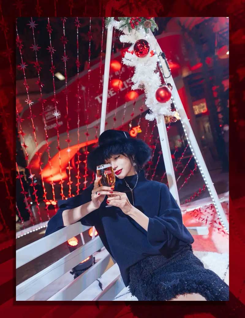 比利时知名啤酒圣诞活动策划了一个雪白的童话小镇，甚是梦幻 - 第6张