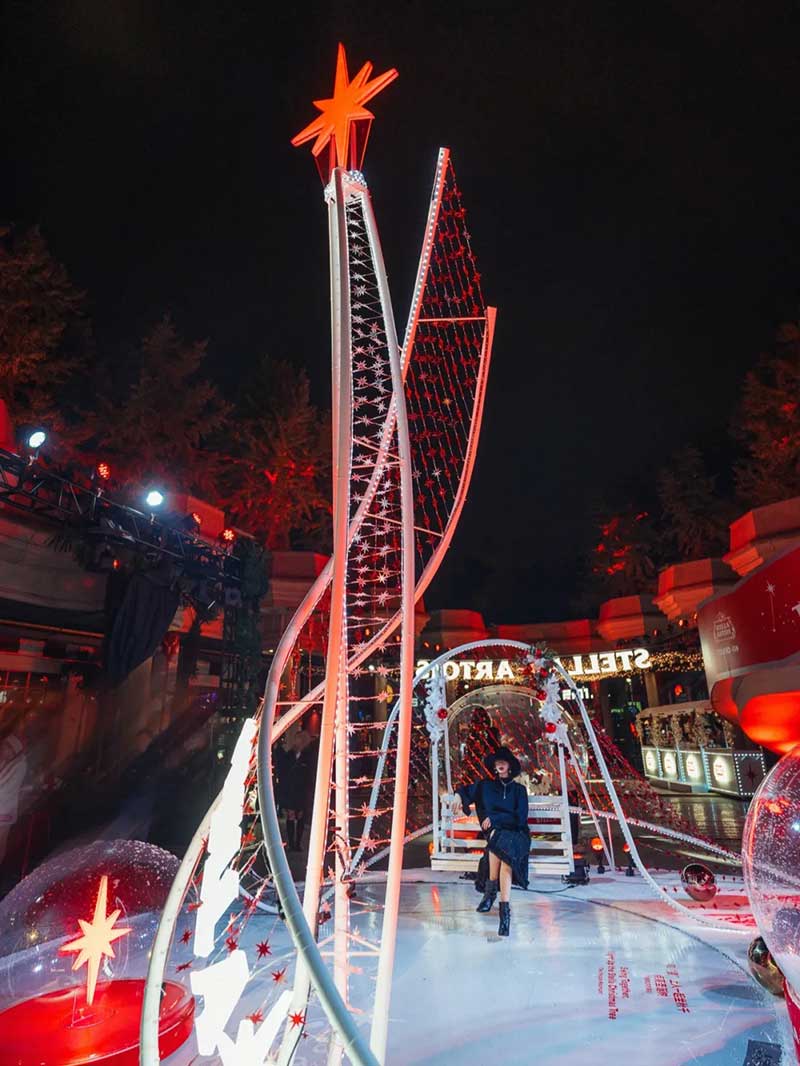 比利时知名啤酒圣诞活动策划了一个雪白的童话小镇，甚是梦幻 - 第10张