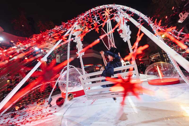 比利时知名啤酒圣诞活动策划了一个雪白的童话小镇，甚是梦幻 - 第13张