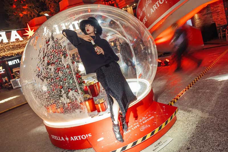 比利时知名啤酒圣诞活动策划了一个雪白的童话小镇，甚是梦幻 - 第15张