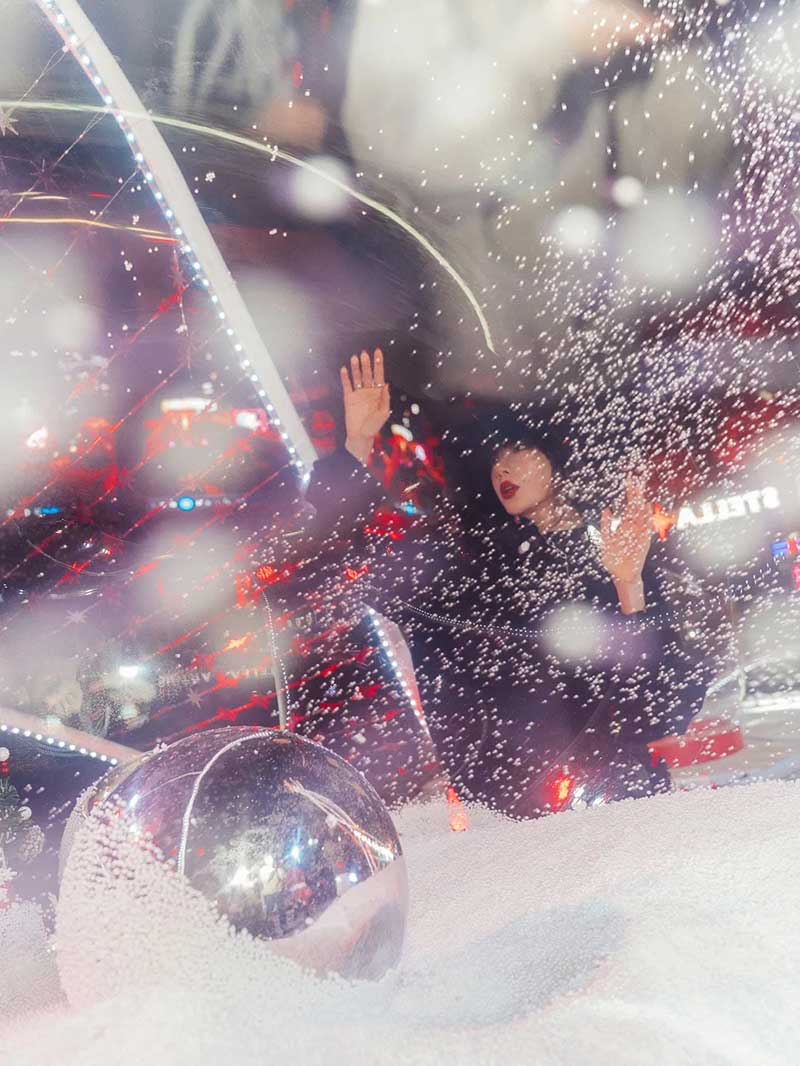 比利时知名啤酒圣诞活动策划了一个雪白的童话小镇，甚是梦幻 - 第17张