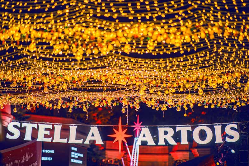 比利时知名啤酒圣诞活动策划了一个雪白的童话小镇，甚是梦幻 - 第3张