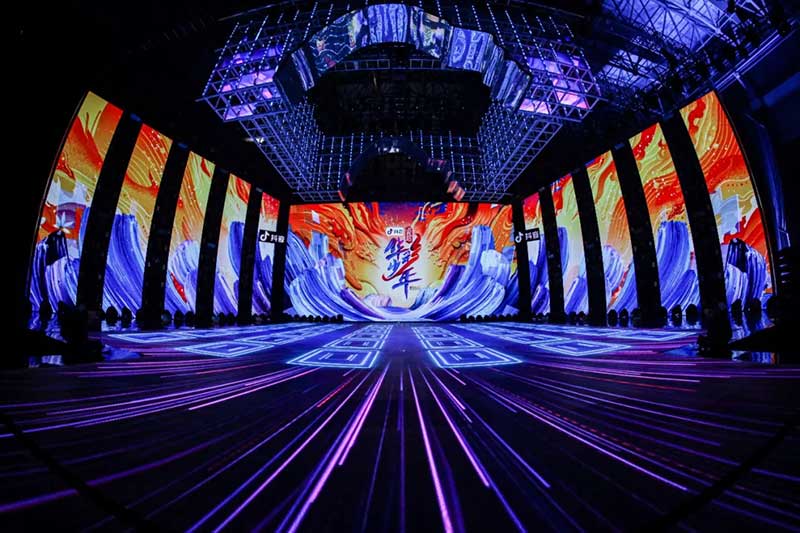 首档互动创演活动策划的国风舞美设计是少年们意气风发的缩影