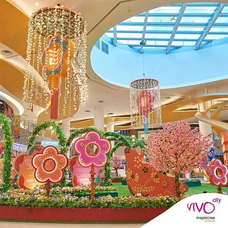 2021国外春节档的商场美陈活动策划别有一番风味生命力滚滚