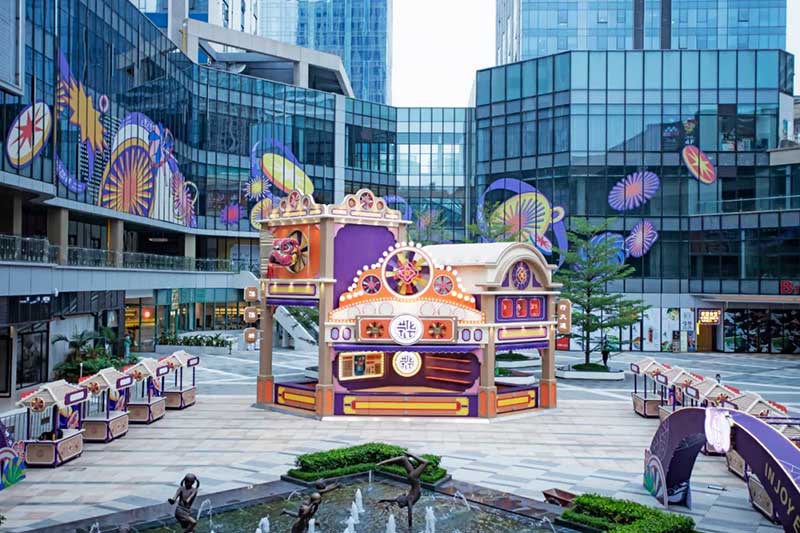 商场快闪式活动策划集齐了经典骑楼戏院舞狮与士多店够温馨