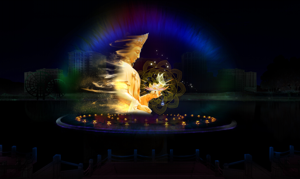 万物生主题光影秀活动策划以莲花为脉络尽展中华文化魅力