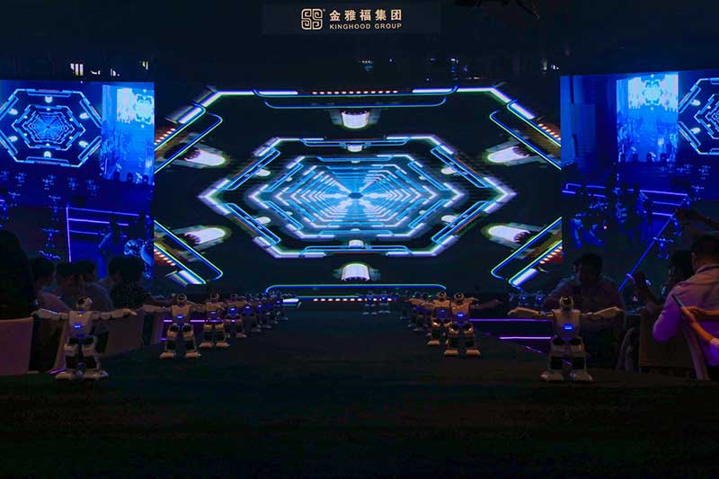 金雅福周年庆典暨新品发布会活动策划现场的精品ip展硕果累累