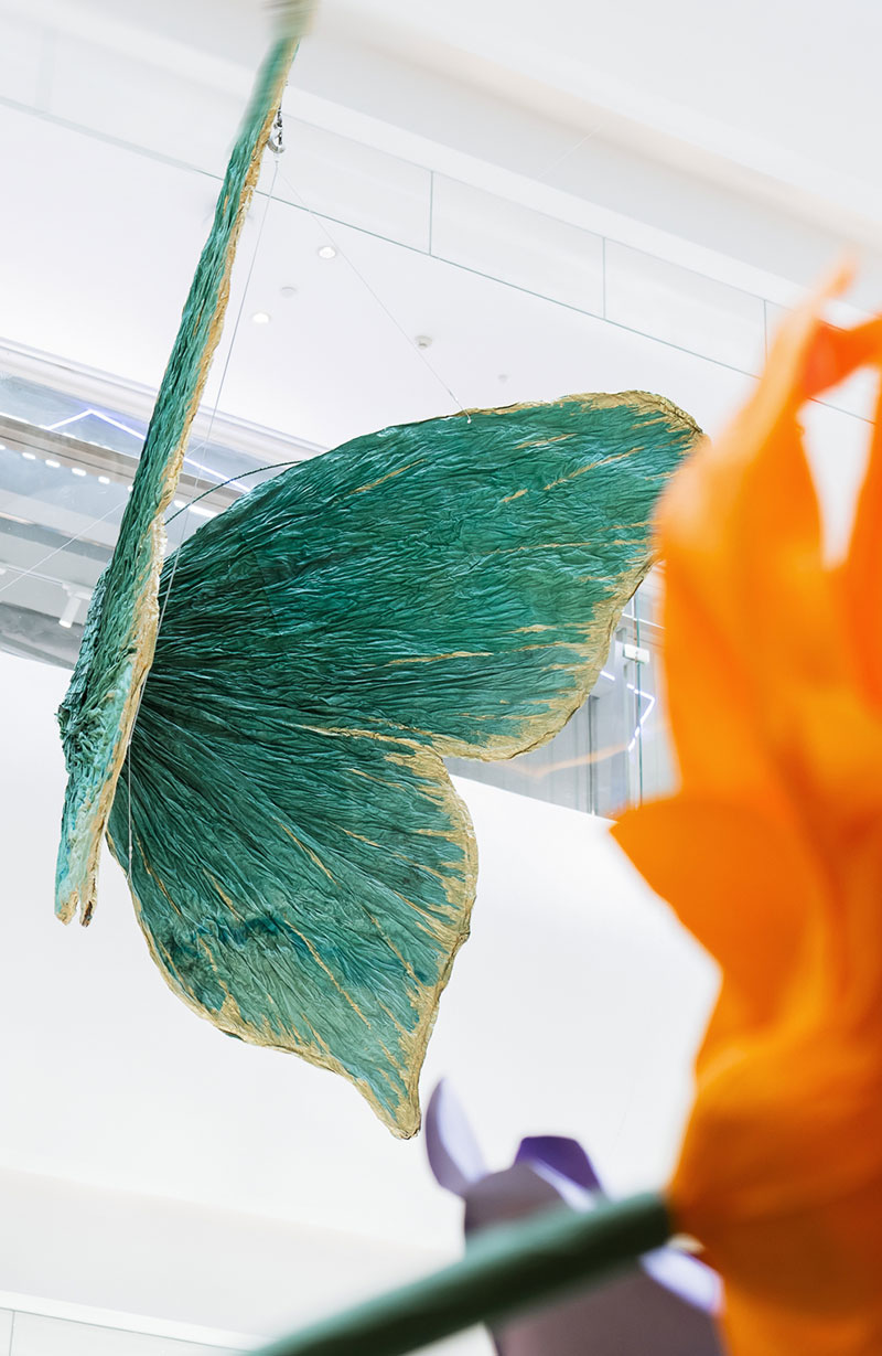 漫步蝶变新·生艺术展览活动策划中，如置身春日花园 - 第17张