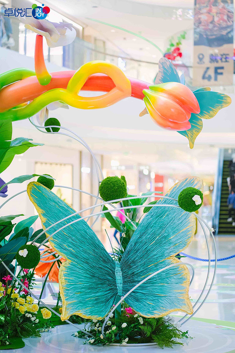 漫步蝶变新·生艺术展览活动策划中，如置身春日花园 - 第19张