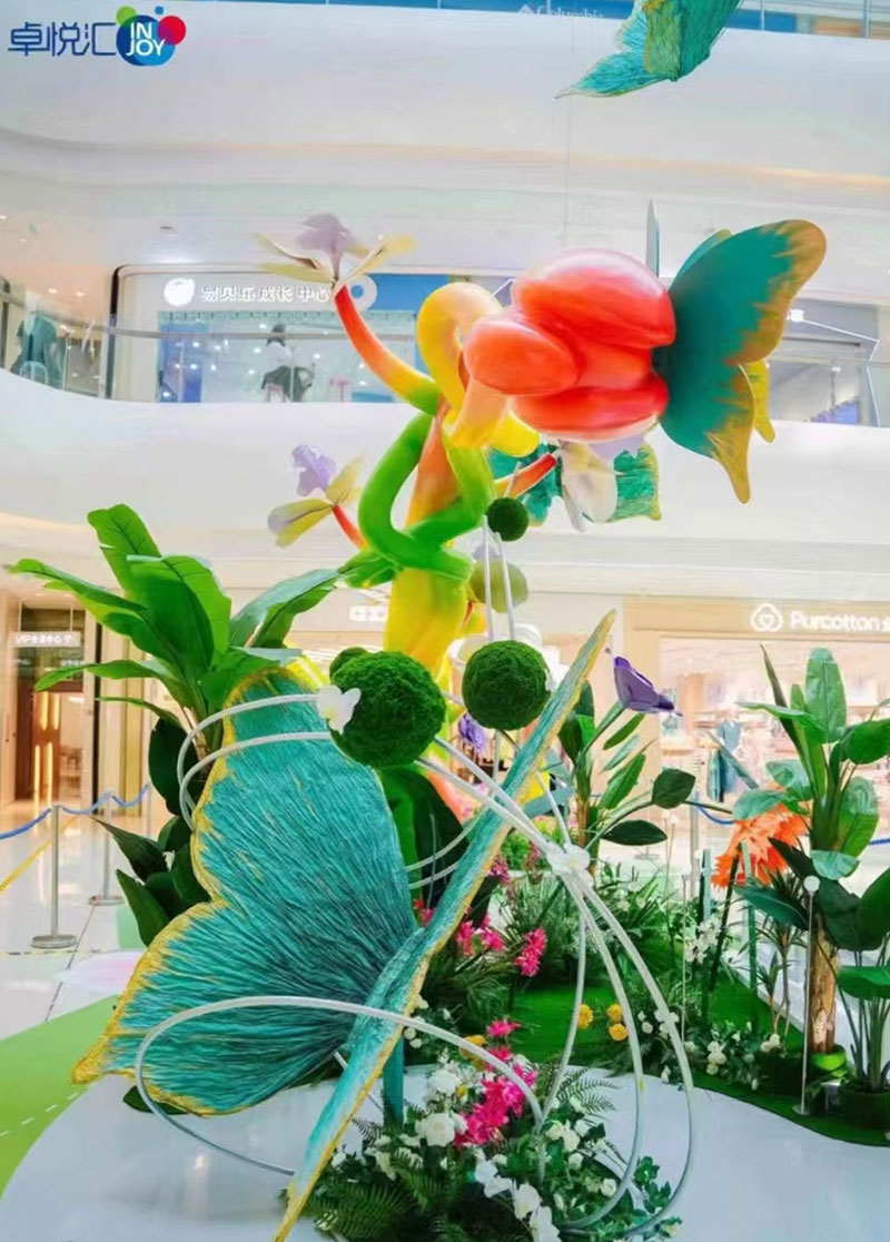 漫步蝶变新·生艺术展览活动策划中，如置身春日花园 - 第5张