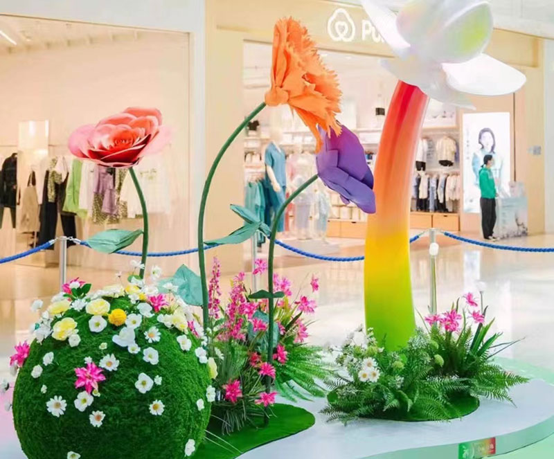 漫步蝶变新·生艺术展览活动策划中，如置身春日花园 - 第6张