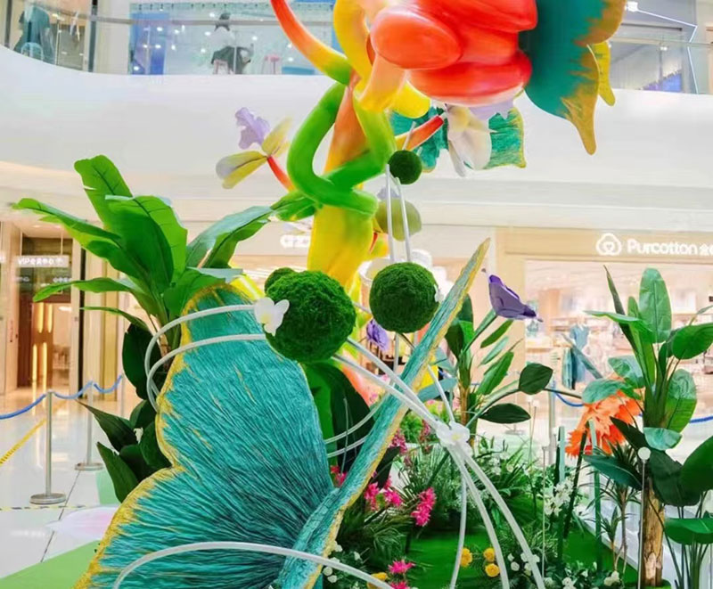 漫步蝶变新·生艺术展览活动策划中，如置身春日花园 - 第7张